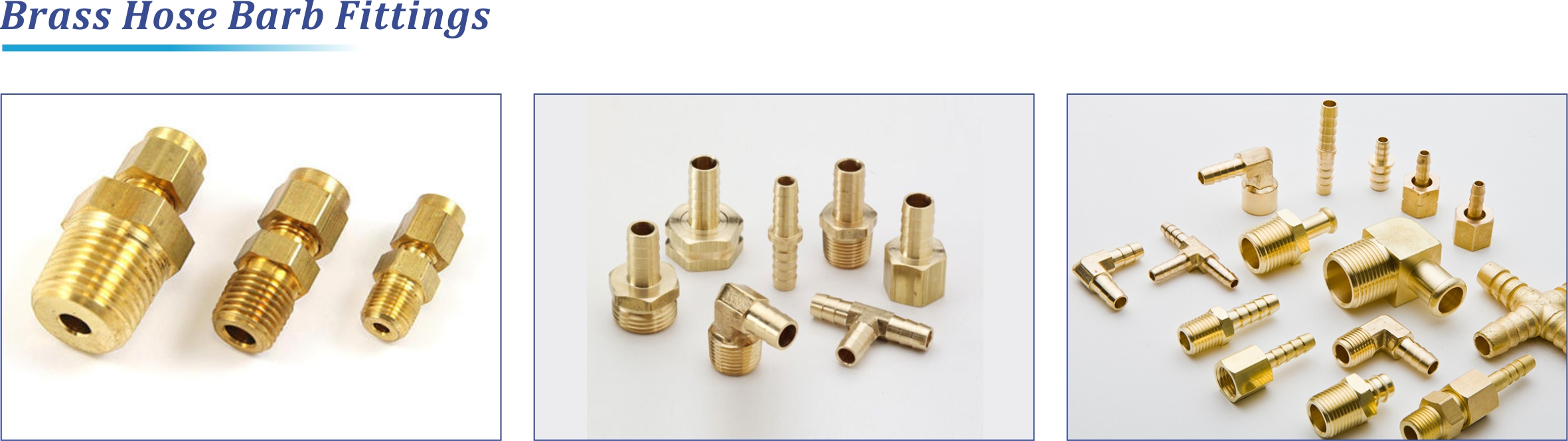 Brass Hose Barb Fittings