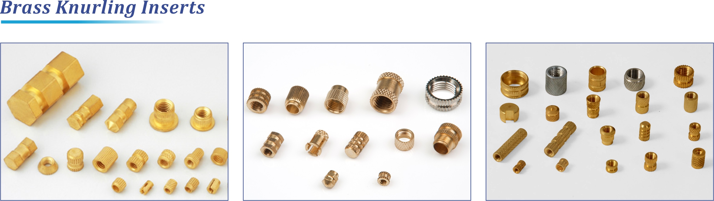 Brass Knurling Inserts
